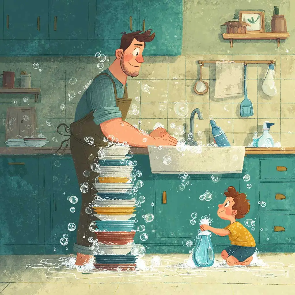 Washing Dishes